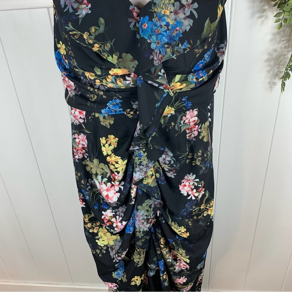 18 plus size NEW City Chic Honey Suckle Dress Black Womens Plus 18 - Picture 4 of 10
